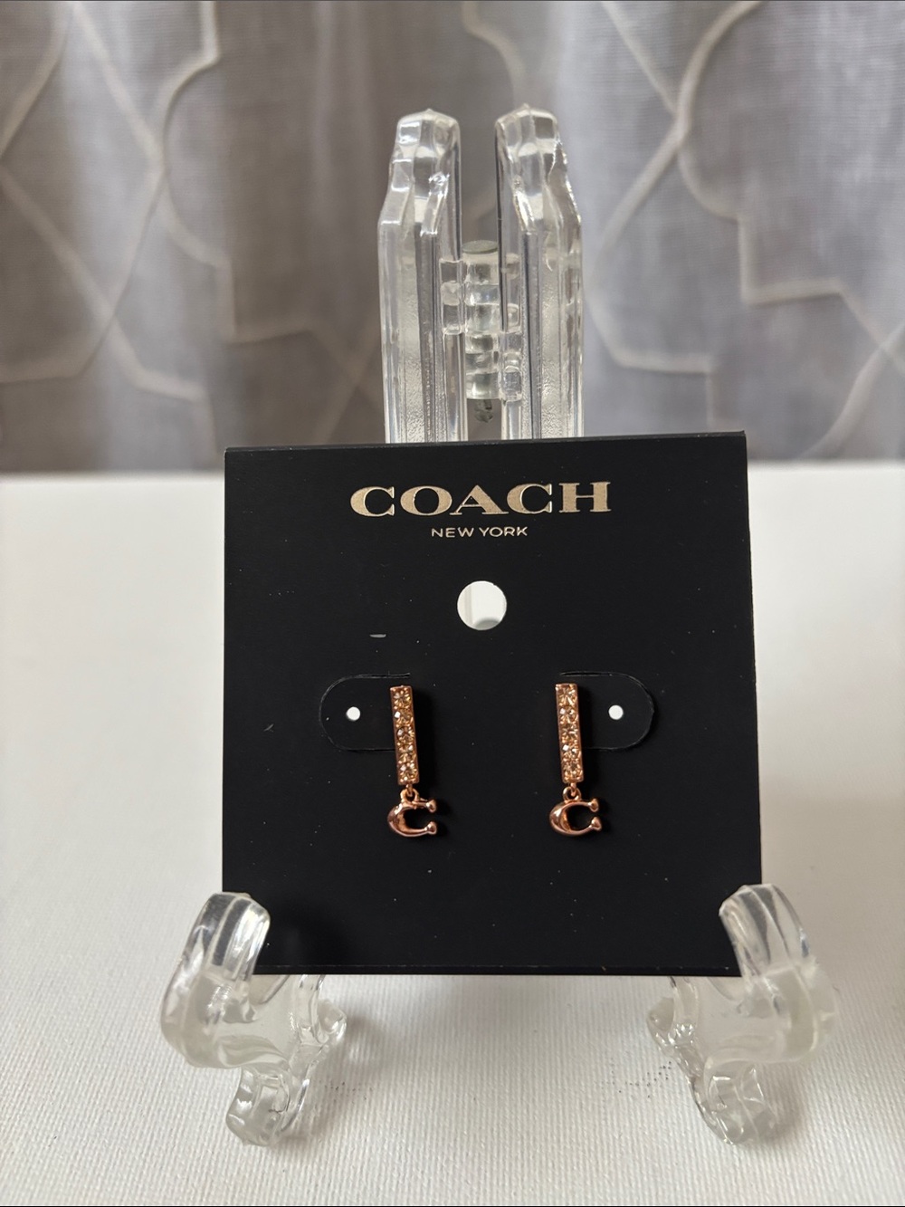 NWT Coach Signature C Earrings